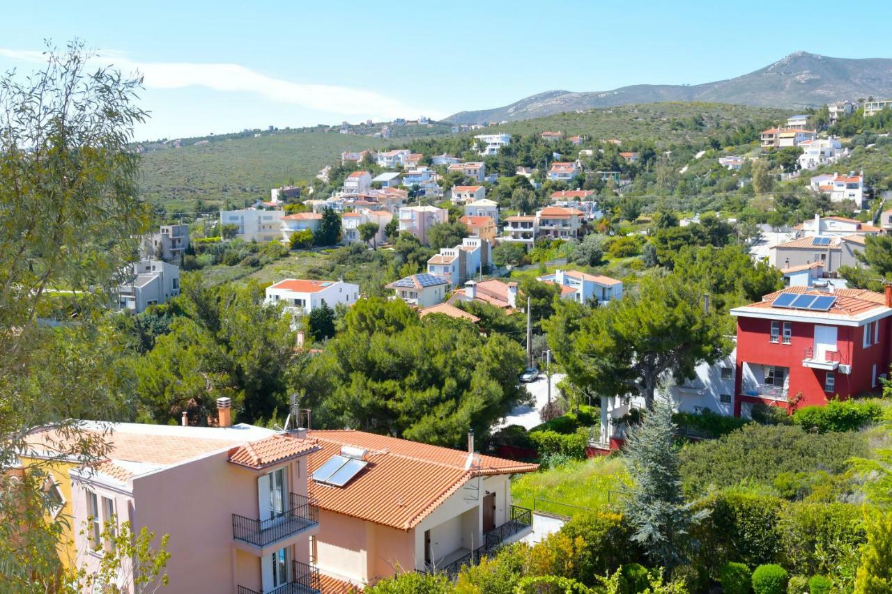 Vila Priamos Kalitehnoupoli Rafína Exteriér fotografie